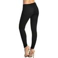 thumbnail image 6 of 2Luver, Women's, School Uniform Pants with 5 Pocket Mid-Rise Classic Work, Black, 7, 6 of 6