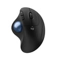 thumbnail image 1 of Logitech ERGO M575S Ratón Trackball Inalámbrico, Ratón ERGOnómico Inalámbrico, Cómodo Control por Pulgar, Seguimiento Preciso (Negro+bola Azul), 1 of 8