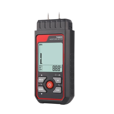 Wood Moisture Meter 0~548% RH Upper/lower Limit Alarm Moisture Content Tester  Wide Applications