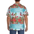 thumbnail image 5 of Disketp Men's Hawaiian Birds Print Shirts Button Down Holiday Beach Shirts-Medium, 5 of 7