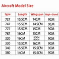 thumbnail image 6 of 6Inch 15CM Boeing 737 747 757 767 777 787 Diecast Airplane Model For Gift Collection, 6 of 6