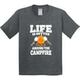 thumbnail image 3 of Inktastic Life is Better Around the Campfire Youth T-Shirt, 3 of 5