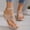 Grey, variant on Latrodar Thong Sandals for Women Flip-Flops for Women Slide Sandals Split Toe Womens Sandals Athletic Comfortable Stretch Flowers Sandals Pull-On Shoes Medium Solid Sandals for Ladies Vacation Mom