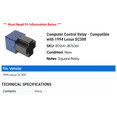 thumbnail image 2 of Computer Control Relay - Compatible with 1994 SC300, 2 of 2