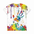 thumbnail image 4 of Tfken Comfy Tops For Boys Soft Daily Wear Travel Lightweight Tees Short Sleeve Print Graphic Casual T-Shirts Summer Tshirts Child Classic Clothes Size 1-2 Years, 4 of 4