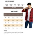 thumbnail image 3 of SPEEDRUN Men's Flannel Shirts Cotton Long Sleeve Shirt Casual Button Down Shirts with 2 Pockets, 3 of 8