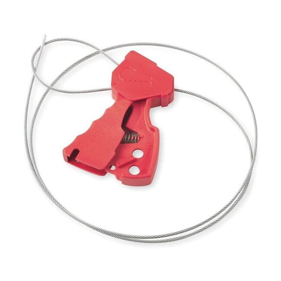 Brady Grip-Cinching Cable Lockout,6 ft. L 65318