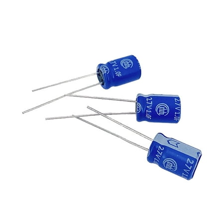 

10 pcs 8X12mm(0.31x0.47in) Super Capacitor 2.7V 1F Farad Capacitance Winding Type Energy Storage for On Board