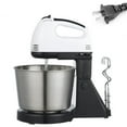 thumbnail image 1 of Stand and Hand Mixer with Adjustable Stainless Steel Whisk for Baking and Cooking, 1 of 5