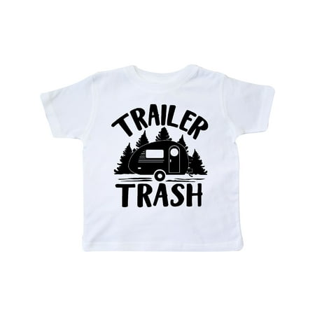 

Inktastic Trailer Trash- Camping Humor Gift Toddler Boy or Toddler Girl T-Shirt