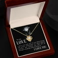 thumbnail image 6 of To My Love I Fell in Love Infinity Knot Necklace Message Card, 6 of 17