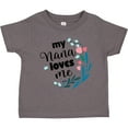 thumbnail image 3 of Inktastic My Nana Loves Me Granddaughter Girls Toddler T-Shirt, 3 of 5