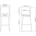 thumbnail image 5 of Lorell, Arctic Series Bar Stool, 2 / Carton, 5 of 5
