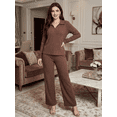 thumbnail image 2 of Conjunto de Suéter y Pantalón Acanalado Diseño Elegante y Versátil para Mujer, 2 of 5
