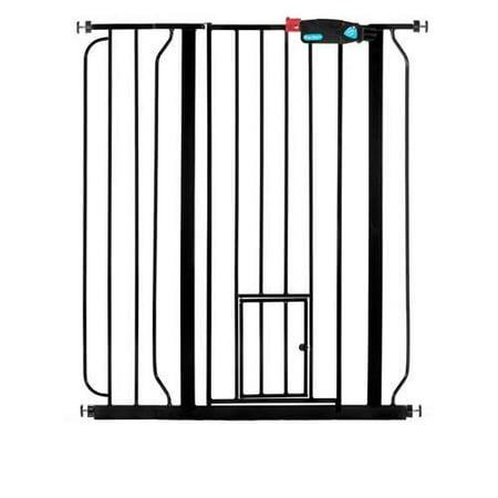 Carlson Pet Products 36 Tall Pet Gate W Handle Pet Door Open Box 2 Pack