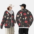 thumbnail image 4 of Lsque Fly Agaric and Flowers UPF 50+ Lightweight Sun Protection Men's Women's Long Sleeve Shirt, Hoodie Performance -Small, 4 of 9