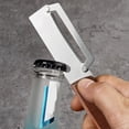 thumbnail image 4 of Kitchen Multifunctional Vegetable Peeler Wood Handle Stainless Steel For Potato Fruit 7.48X1.57 Inch, 4 of 6