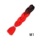 thumbnail image 1 of Xihbxyly Extensiones de Cabello Trenzado de 24 Pulgadas, Fibra Sintética de Alta Temperatura, Cabello Trenzado Preestirado, Liviano y Cómodo, Ideal para Trenzas y Pelucas, Peinados de Bricolaje, Fies, 1 of 4