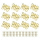 thumbnail image 1 of Uxcell 12-Pack Bisagras de Puerta, 4/5in (20mm) Hierro Electrochapado Bisagras Mini de 90° para Puertas Interiores con Tornillo [Tono Dorado], 1 of 1