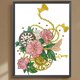 thumbnail image 1 of Pintura de diamante 5D DIY Kit de taladro en forma especial parcial Flor Decoración del hogar Hugtrwg Para estrenar, 1 of 9