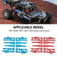 thumbnail image 4 of maskred RCGOFFLOW Aluminum Alloy Perfect Style Front Rear Upper Suspension Arm CNC Machined Rc Front Rear Upper Suspension Arm For 1/12 Wltoys 12401 Silver, 4 of 6