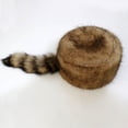 thumbnail image 4 of Ladies Winter Hat Soft Thick Faux Fur Decor Heat Retention Cossack Style Windproof Anti-slip Elastic Flat Top No Brim Washable Outdoor Cap, 4 of 6