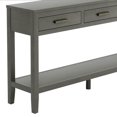 thumbnail image 2 of Table d'Entrée Style Ferme Gris - Table Console 62 Pouces avec Tiroirs et Tablette, 2 of 8