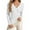 White, variant on Women's Sweaters Fall Clothes Solid Color Knit Collar Slim Fit Long Sleeve Pullover Sweater for Casual Wear And Everyday Basic Wardrobe
