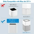 Replacement HEPA Filter For Blueair Blue Pure 211+ Air Purifier Combination Of Particle And
