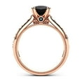 thumbnail image 4 of Black Diamond Engagement Ring, 4 of 4