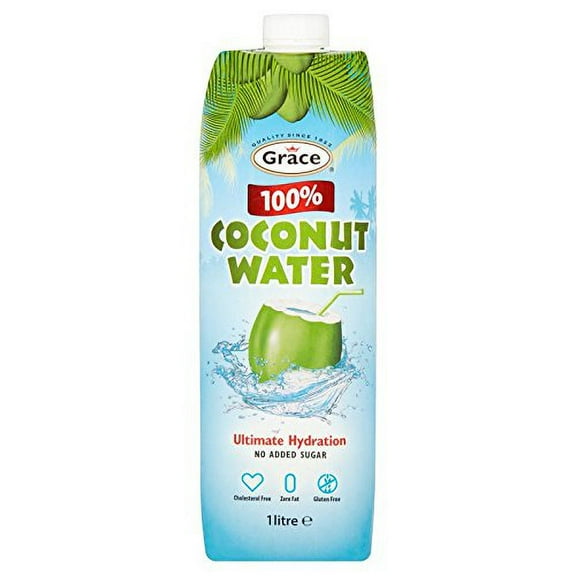 Grace Caribbean Natural Coconut Water (12 Pack) 1 L