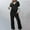Black, variant on Amzcrzy Workout Sets for Women Women Sports Sweat Set Sweatsuit Fleece 2 Piece Joggers Tracksuit Sweatshirt Sweatpants Sets Track Suits for Women Set Womens Sweatsuits Sweat Suits for Womens 2 Piece