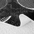 thumbnail image 5 of Homewish Kids Tennis Twin Quilt Set For Boys,Sports Theme Twin Coverlet Set,Black Gray,2 Pieces, 5 of 7