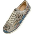 thumbnail image 4 of Dogo Vegan Leather Sneakers for Women - Handmade and Unique Fashion Sneakers for Women, The Wise Owl Design, Size 7, 4 of 5