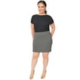 thumbnail image 2 of Stretch Is Comfort Women's Cotton Stretch Fabric Basic Mini Skirt | Adult Small- 5x, 2 of 6