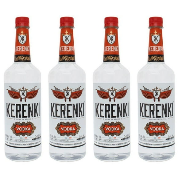 Pack de 4 Vodka Kerenki Pet 1 L Kerenki Pet