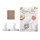 thumbnail image 2 of Expositor de pared reutilizable para donas, soporte rústico para donas, ideal para cumpleaños Blanco, 2 of 9