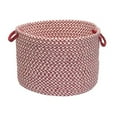 thumbnail image 1 of Outdoor Houndstooth Tweed- Sangria 14''x10'' Utility Basket, 1 of 1