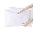 thumbnail image 6 of Peace Nest 2 Pack Medium Firm Down Feather Pillows for Sleeping, White, Queen, 6 of 7