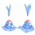 thumbnail image 1 of Cat Ball Tower Toy, 3  Design Overall Detachable Structure Cat Tower Track Toy Round And Delicate Burrs Free Cat Turntable Toy For Kitten Exercise, 1 of 8