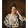 thumbnail image 2 of Joseph Wright of Derby 20x23 Black Ornate Framed Double Matted Museum Art Print Titled: Portrait of Lucy Stafford, Later Mrs Wilkinson (B. 1738), 2 of 5