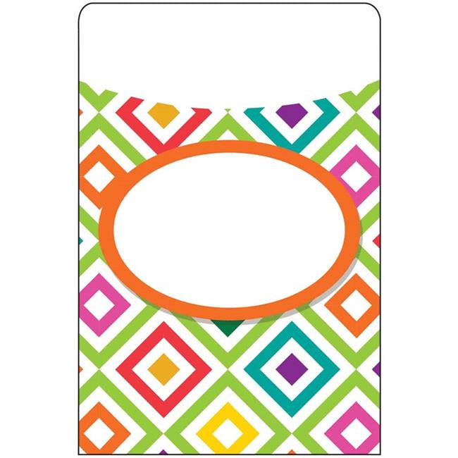 Eureka EU-866415 A Sharp Bunch Library Pockets for Grade PK-12, Multi Color
