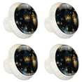 thumbnail image 2 of 4 Pcs Retro Lantern Knobs for Kitchen Cabinet Cupboard Dresser Bookcase Drawer Pulls Handles Round Home Decor, 2 of 8