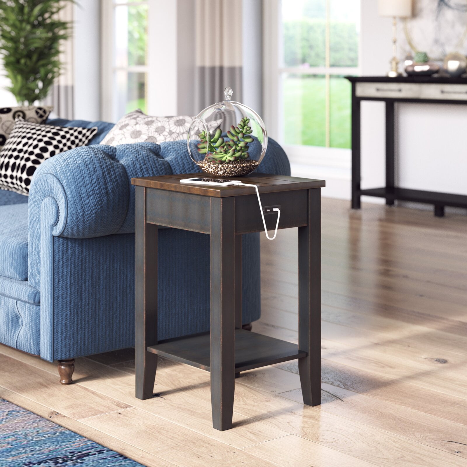 Darrell end table with storage deals