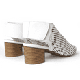 thumbnail image 4 of J. Adams Maddie Booties for Women - Peep Toe Low Block Heel Hook & Loop Strap Sandals, 4 of 7