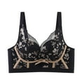 thumbnail image 2 of FcBaudy Bras for Women Everyday Bras Women Ethnic Style Comfortable Without Steel Rings Characteristic Pattern Magnetic Small Chest Collection Underwear Desire Bra Women Underwear, 2 of 3