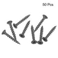 thumbnail image 3 of Uxcell #8 x 1 3/16 inch Wood Screws Carbon Steel Phillips Self Tapping Grey 50 Pack, 3 of 5