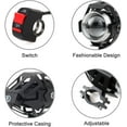 thumbnail image 2 of 2PCS U5 Motorcycle Headlights - 15W 3000LM Motorcycle Headlight with 3 Mode IP65 Waterproof Motorcycle Range 200m, 2 of 5