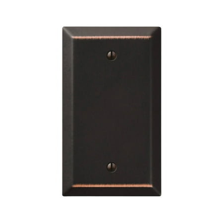 - Traditional Design Wall Switch Plates Blank Single Outlet Cover, Oil Rubbed Bronze