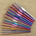 thumbnail image 3 of Maoww 12Pcs Metal Handle Crochet Hook Knitting Needles Set, 3 of 4